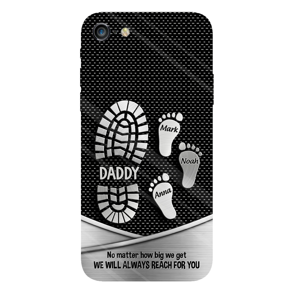 Your Footsteps Led Our Way - Personalized Father Full Print Phone Case