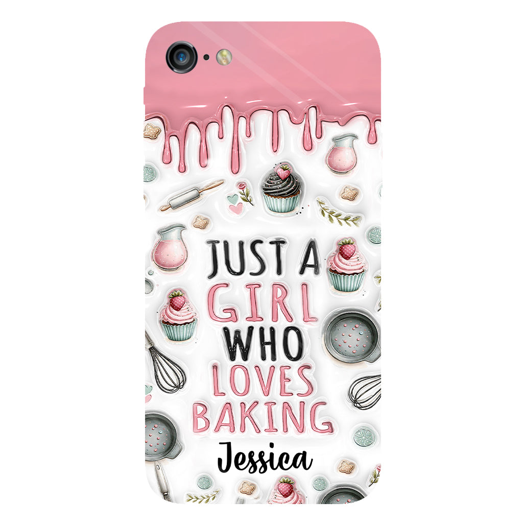 Just A Girl Who Loves Baking - Personalized Baking Full Print Phone Case