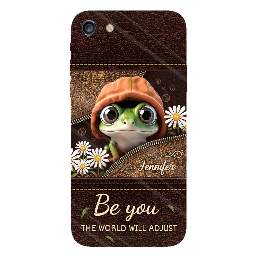 Be You The World Will Adjust - Personalized Hippie Full Print Phone Case