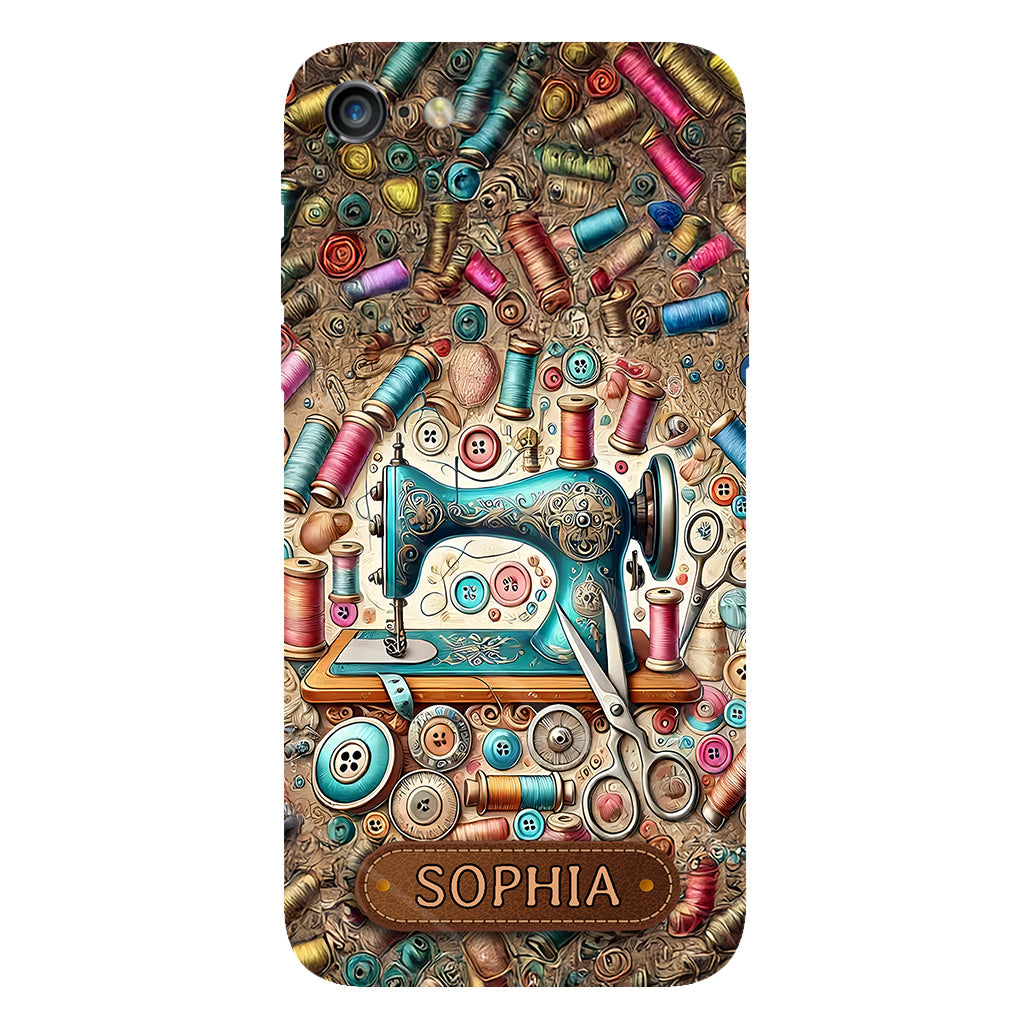 Love Sewing - Personalized Sewing Full Print Phone Case