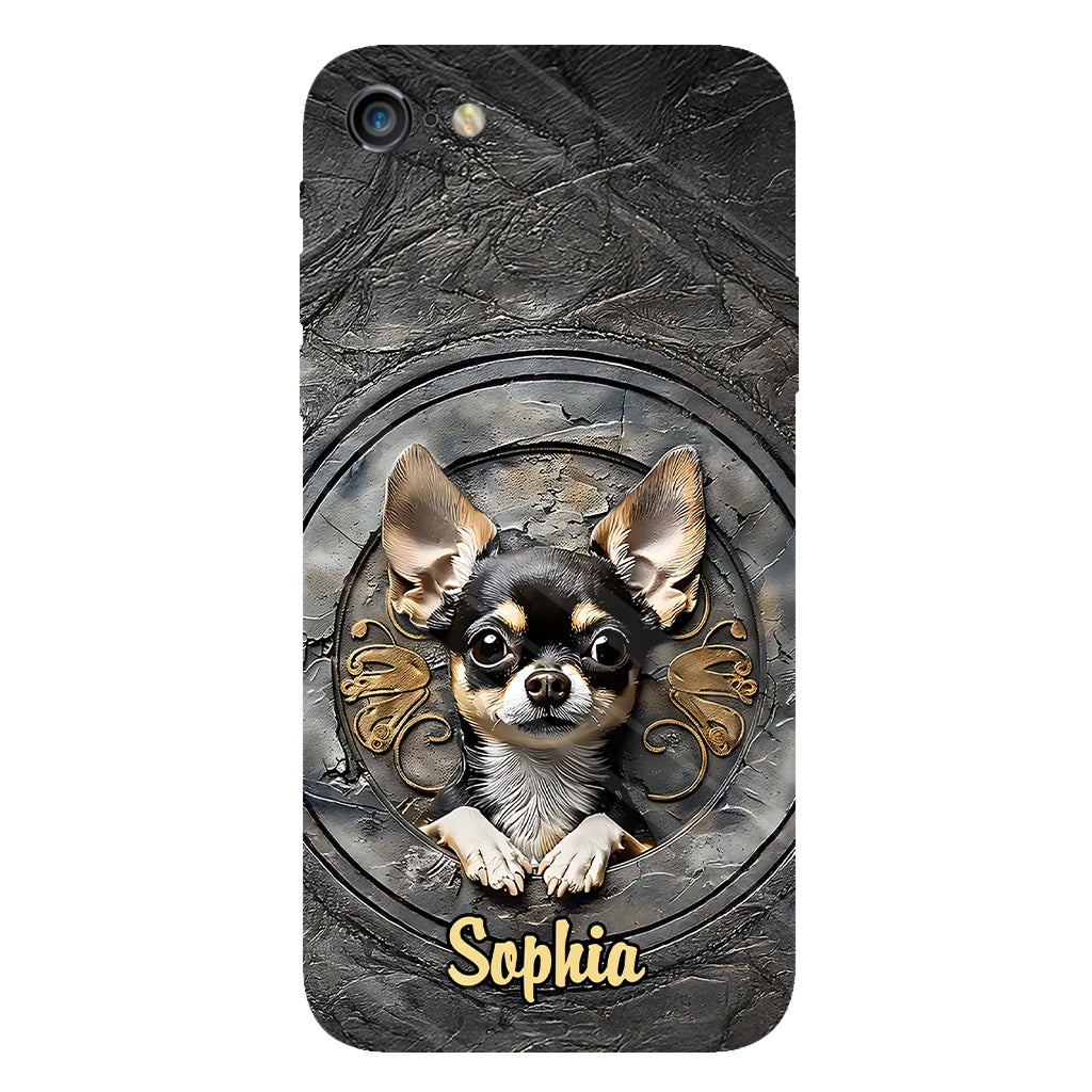 Adorable Chihuahua - Personalized Dog Full Print Phone Case
