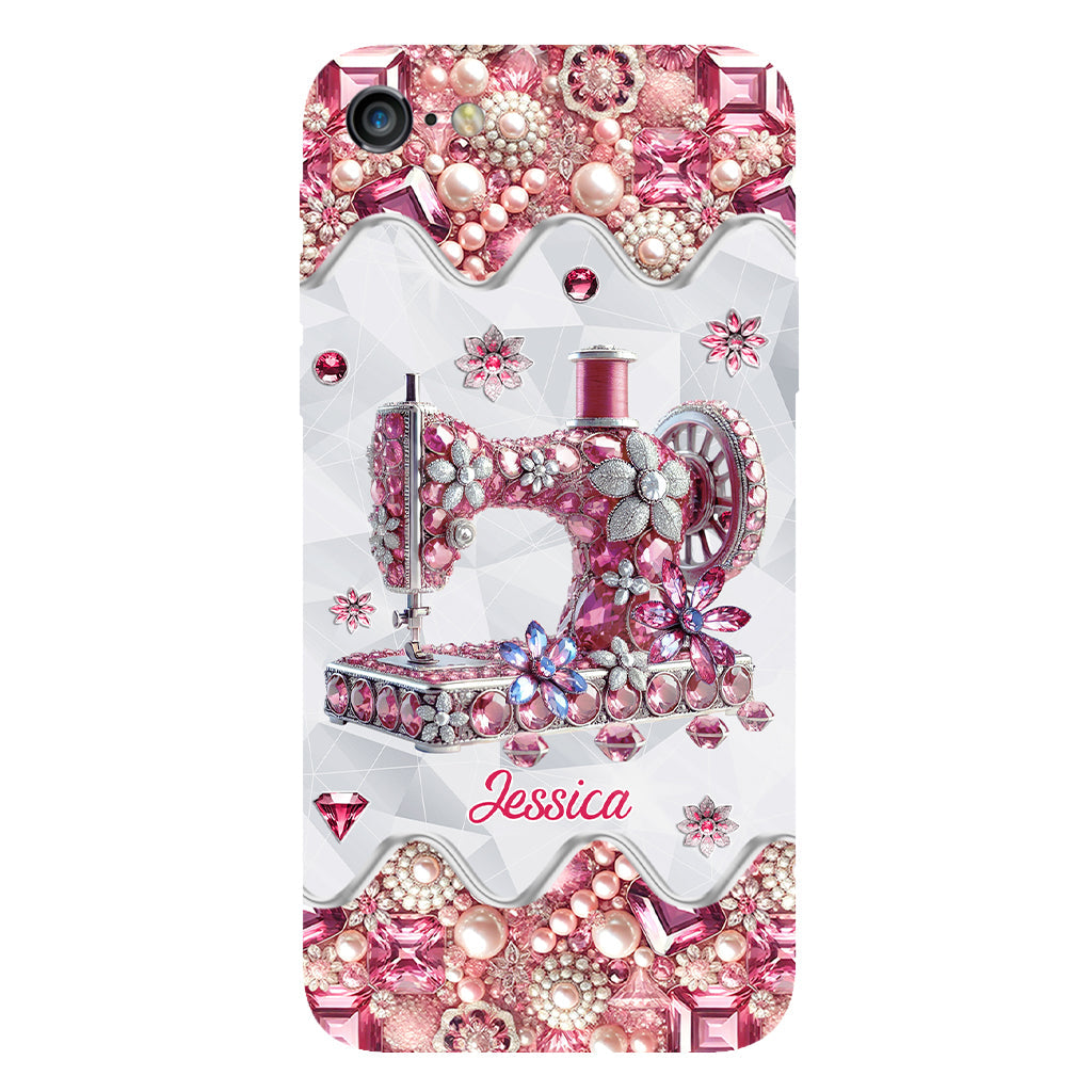 Just A Girl Who Loves Sewing - Personalized Sewing Full Print Phone Case