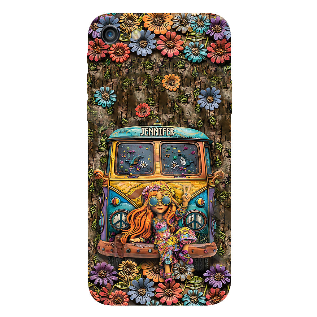 Cute Caravan - Personalized Hippie Full Print Phone Case