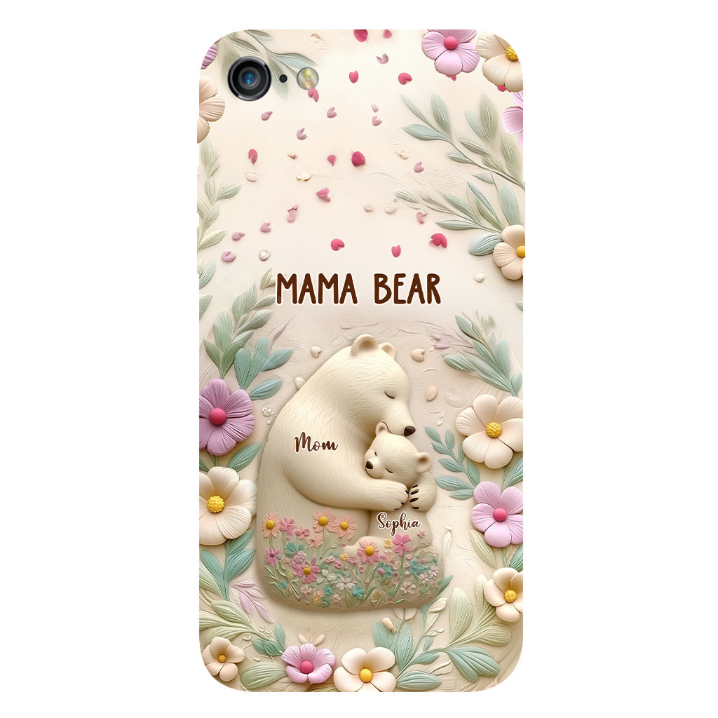 Mama Bear - Personalized Mother Full Print Phone Case