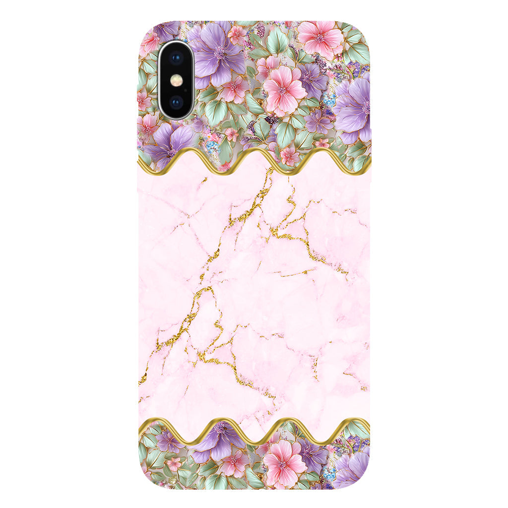 Love Butterfly - Personalized Butterfly Full Print Phone Case & Phone Grip