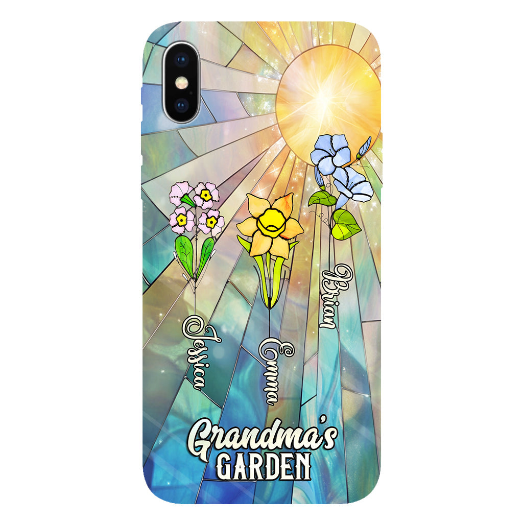 Grandma's Garden - Personalized Grandma Full Print Phone Case