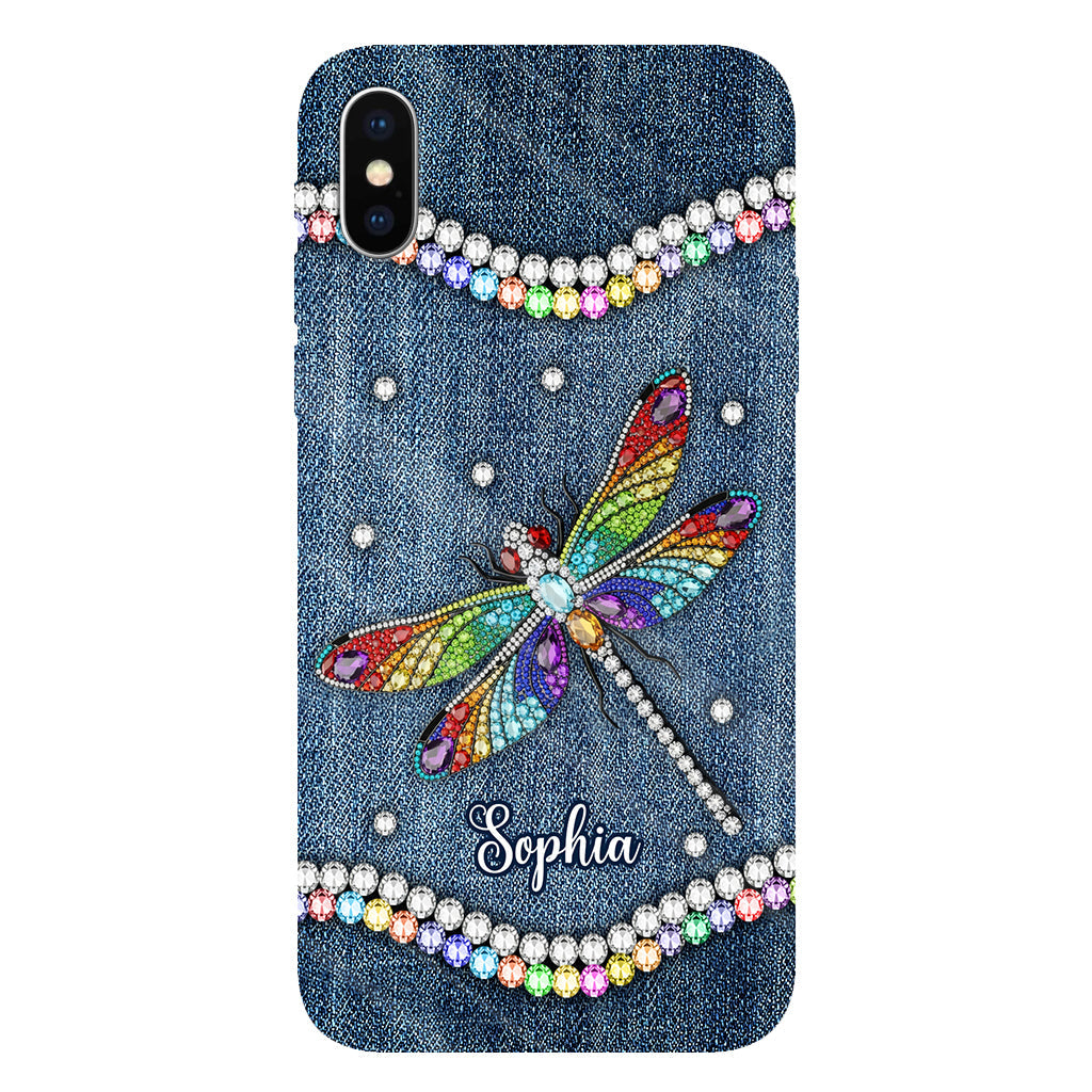 Beautiful Dragonfly - Personalized Dragonfly Full Print Phone Case