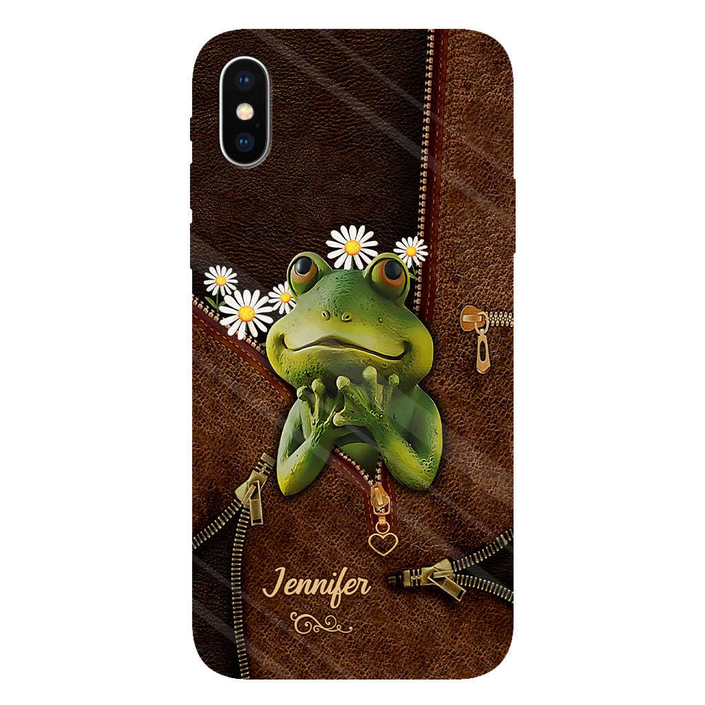 Cute Frogs - Personalized Frog Full Print Phone Case