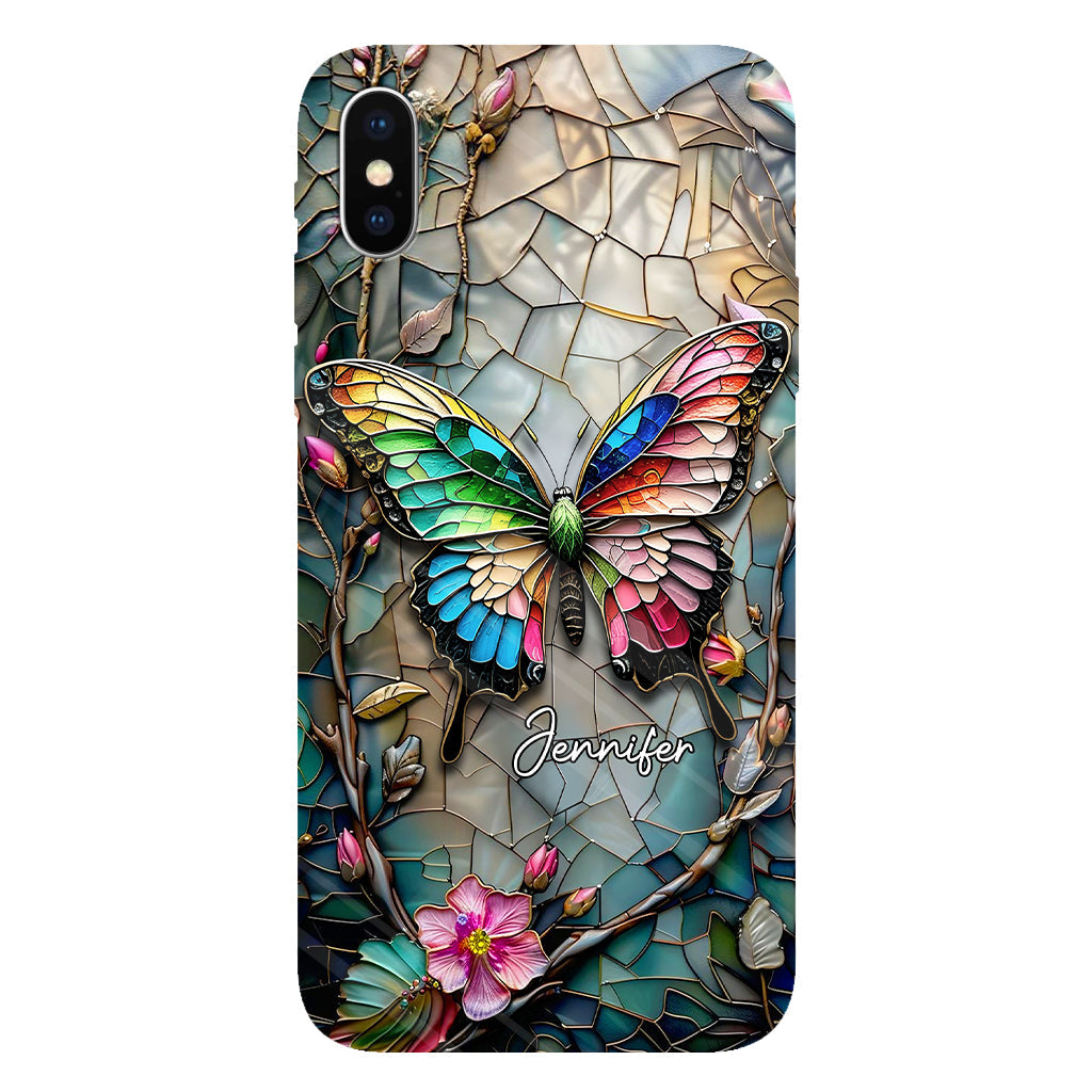 Love Butterflies - Personalized Butterfly Full Print Phone Case