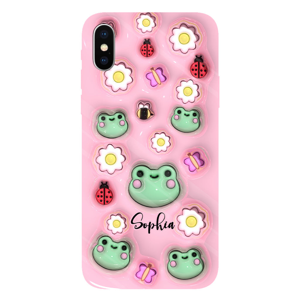 Love Frogs - Personalized Frog Full Print Phone Case