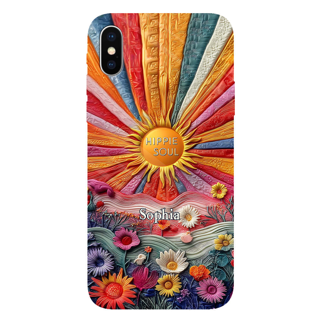 Hippie Soul - Personalized Hippie Full Print Phone Case