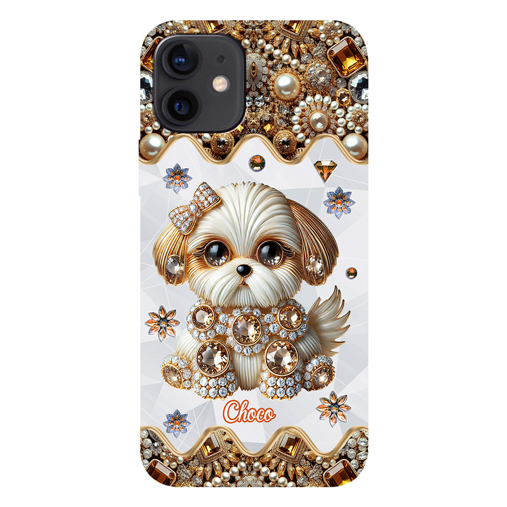Love Shih Tzu - Personalized Dog Full Print Phone Case