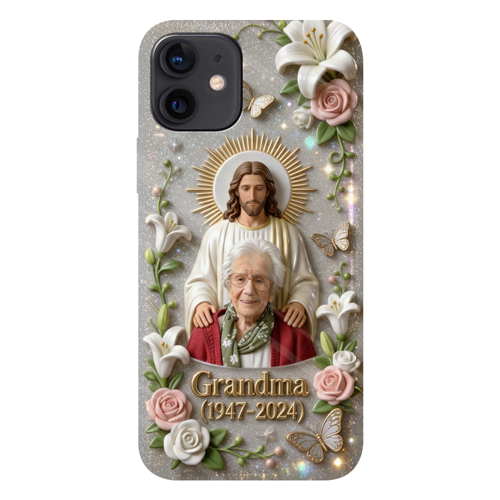 Memorial Gift for Lost of Loved One, Faith in God - Personalized Memorial Full Print Phone Case