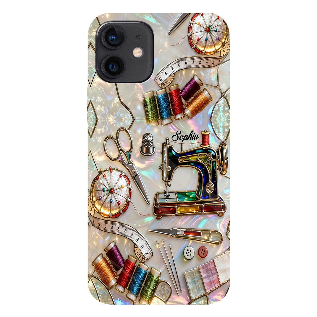 Love Sewing - Personalized Sewing Full Print Phone Case