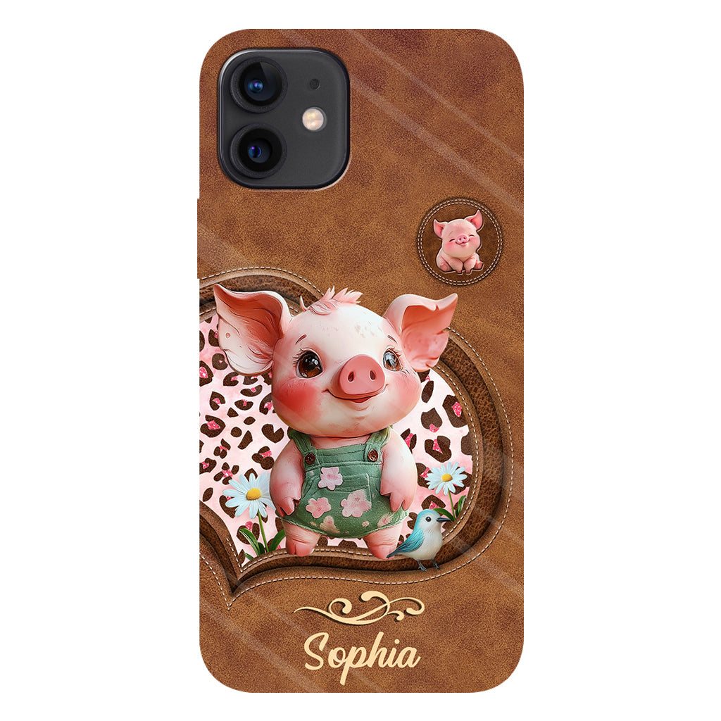 Cute Pig - Personalized Pig Lover Full Print Phone Case