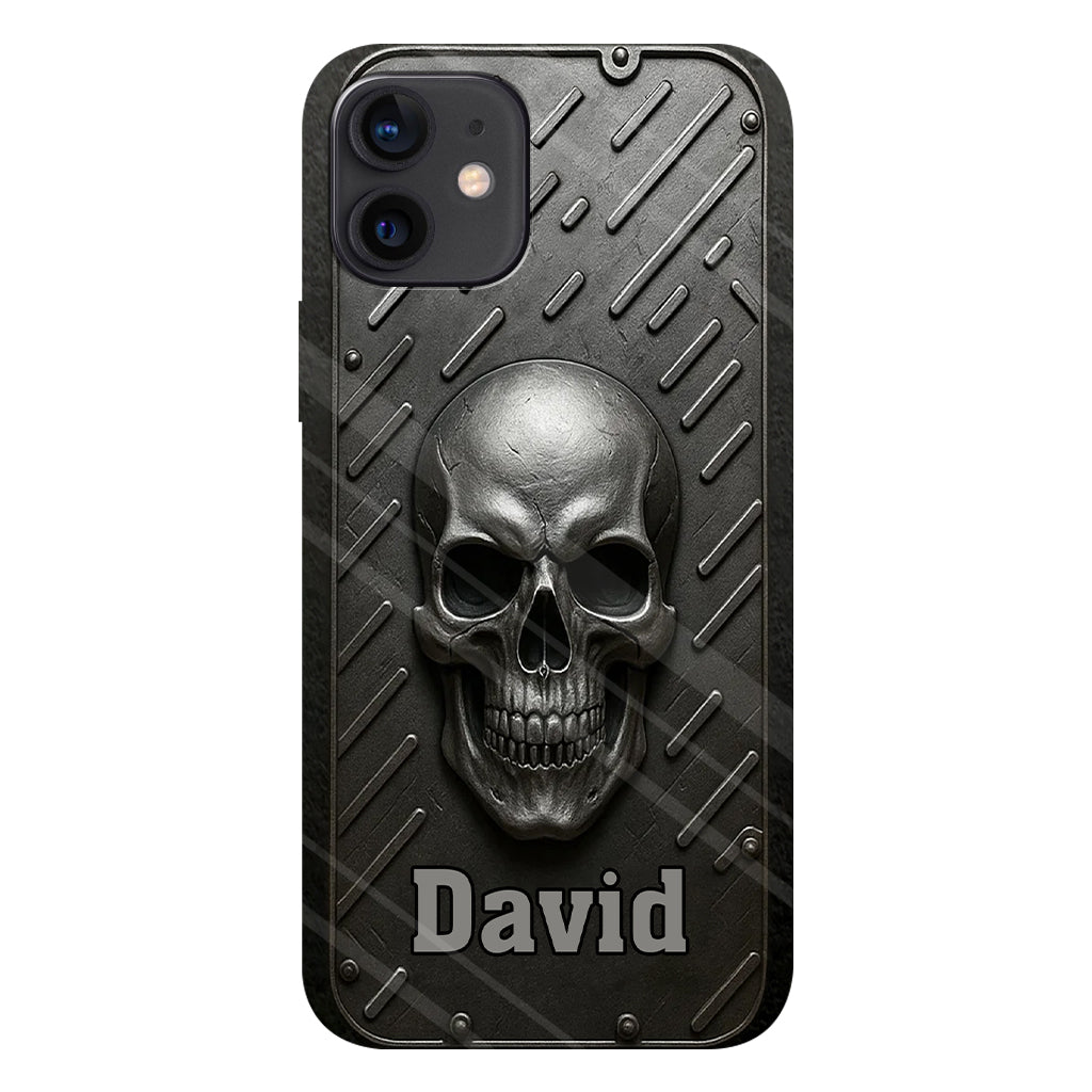 Hello Darkness - Personalized Skull Full Print Phone Case