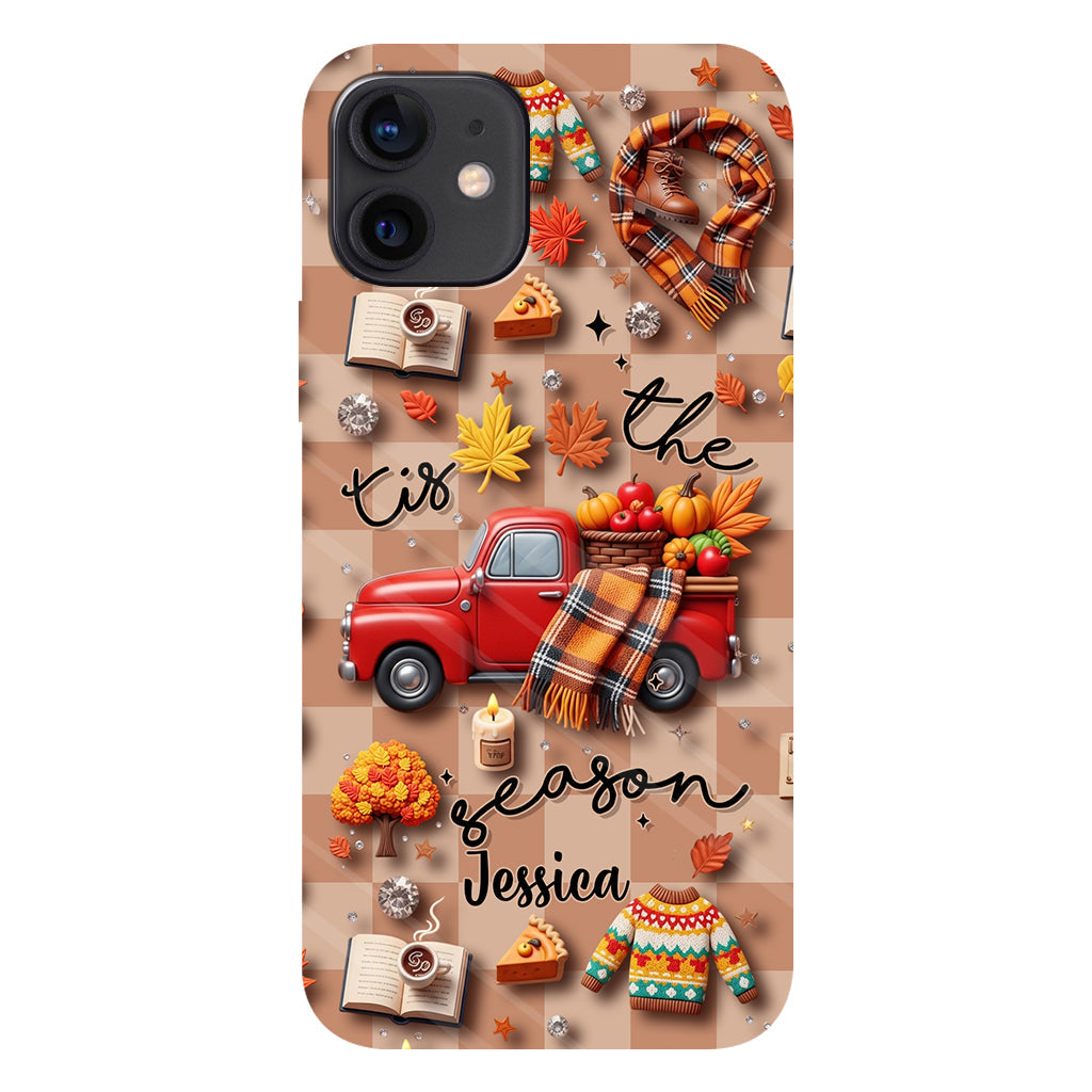 Tis The Season - Personalized Autumn Full Print Phone Case