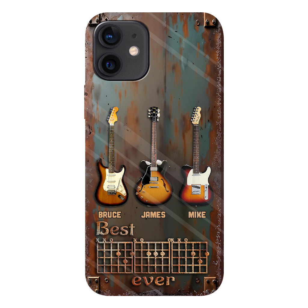 Best Guitar Dad Ever - Personalized Guitar Full Print Phone Case