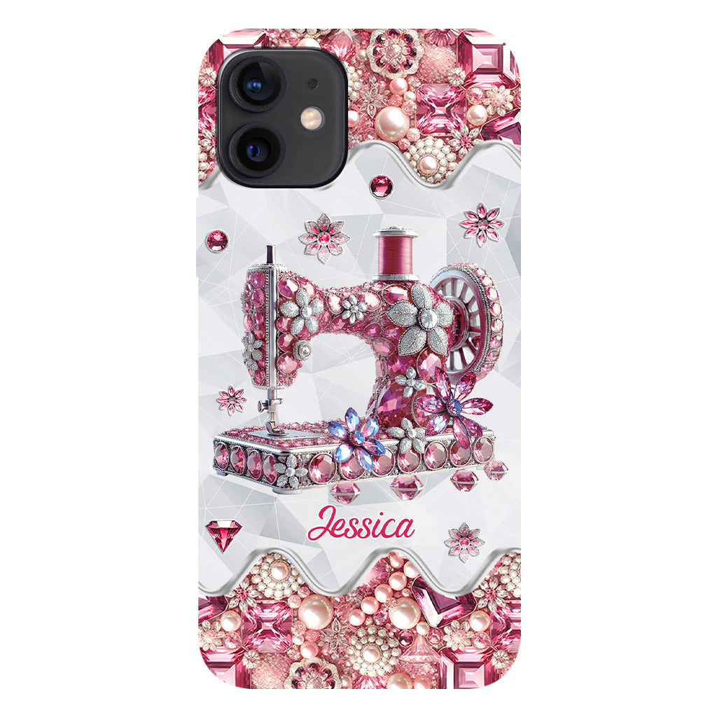 Just A Girl Who Loves Sewing - Personalized Sewing Full Print Phone Case
