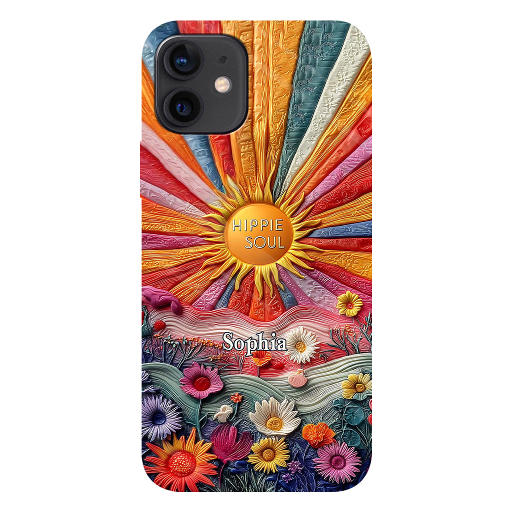Hippie Soul - Personalized Hippie Full Print Phone Case