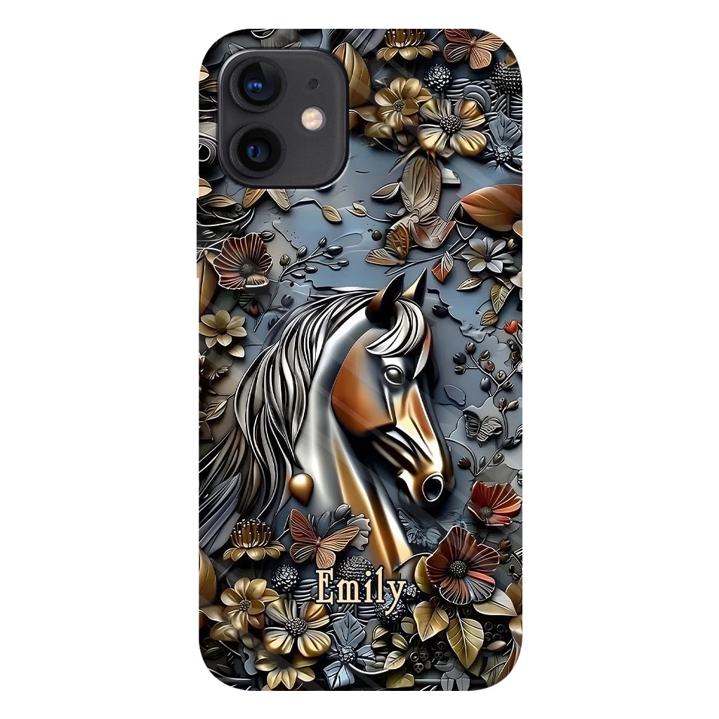 Stunning Horse - Personalized Horse Full Print Phone Case