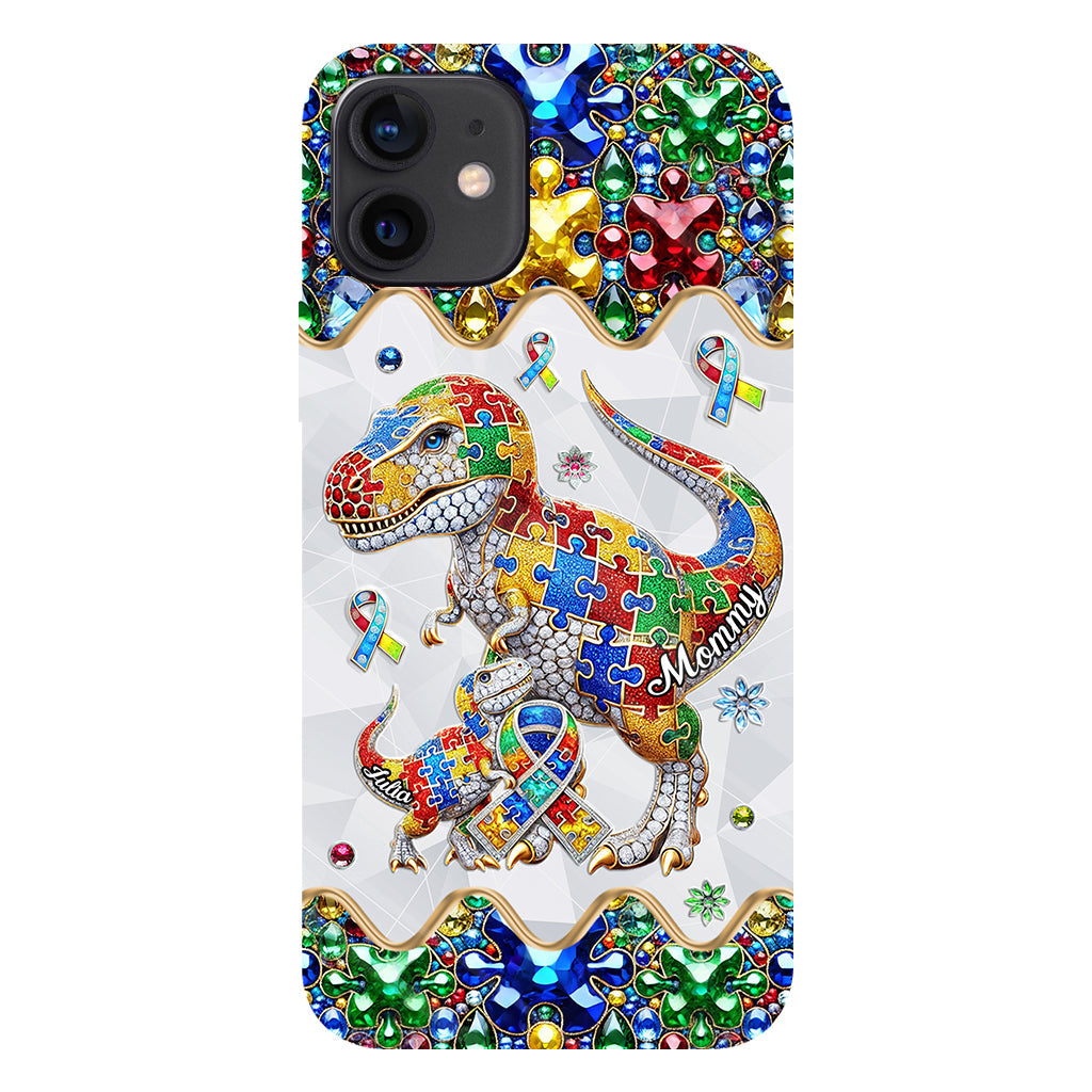 Strong Mama - Personalized Autism Awareness Full Print Phone Case