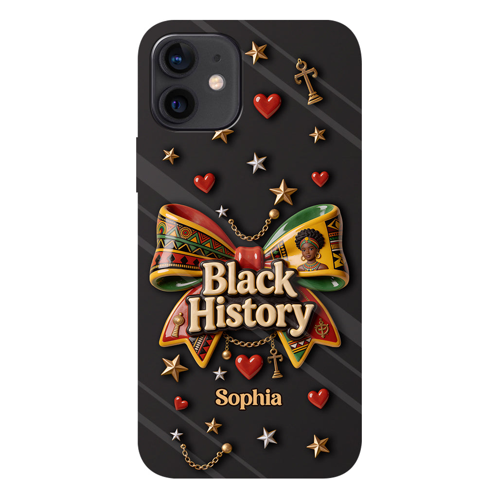 Black History Month - Personalized African American Full Print Phone Case