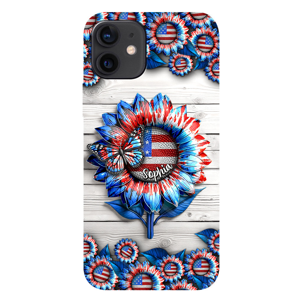 Love America - Personalized Independence Day/ 4th of July Full Print Phone Case