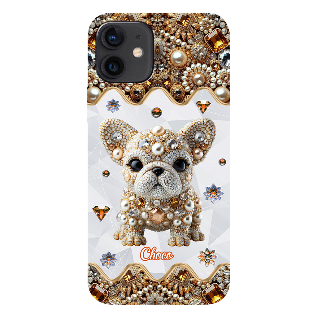 Love French Bulldog - Personalized Dog Full Print Phone Case