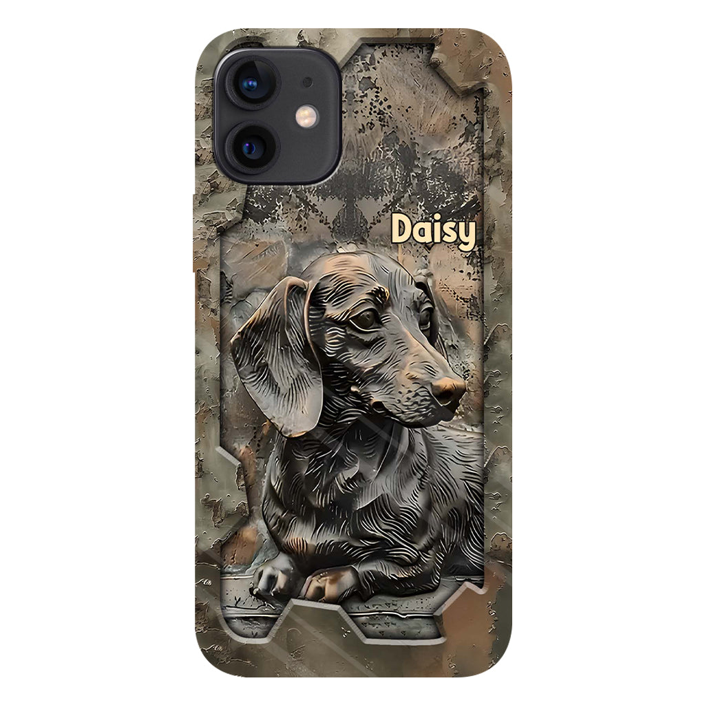 Life Is Better With My Dachshund - Personalized Dog Full Print Phone Case