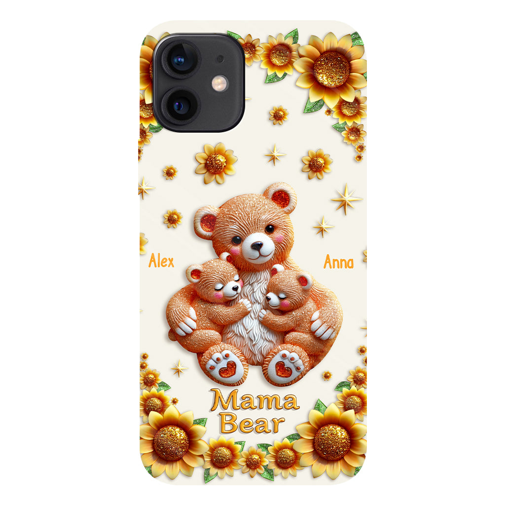 Mama Bear - Personalized Mother Full Print Phone Case