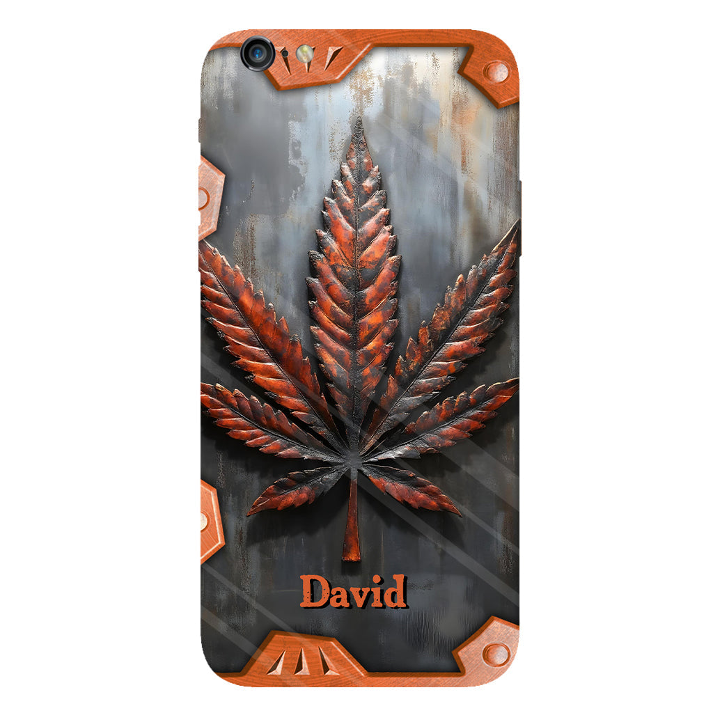Stunning Leaf - Personalized Weed Full Print Phone Case