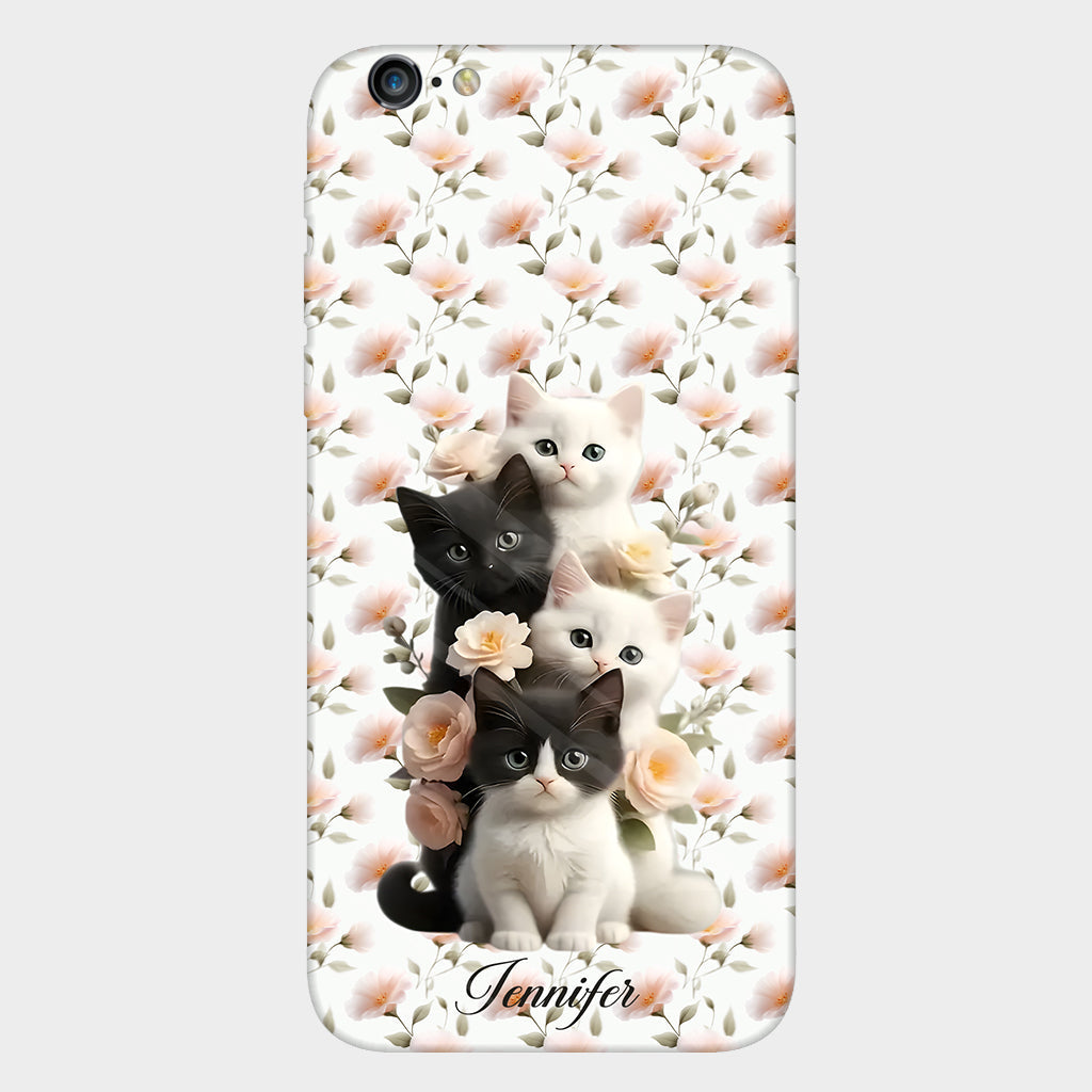 Cute Kittens - Personalized Cat Full Print Phone Case