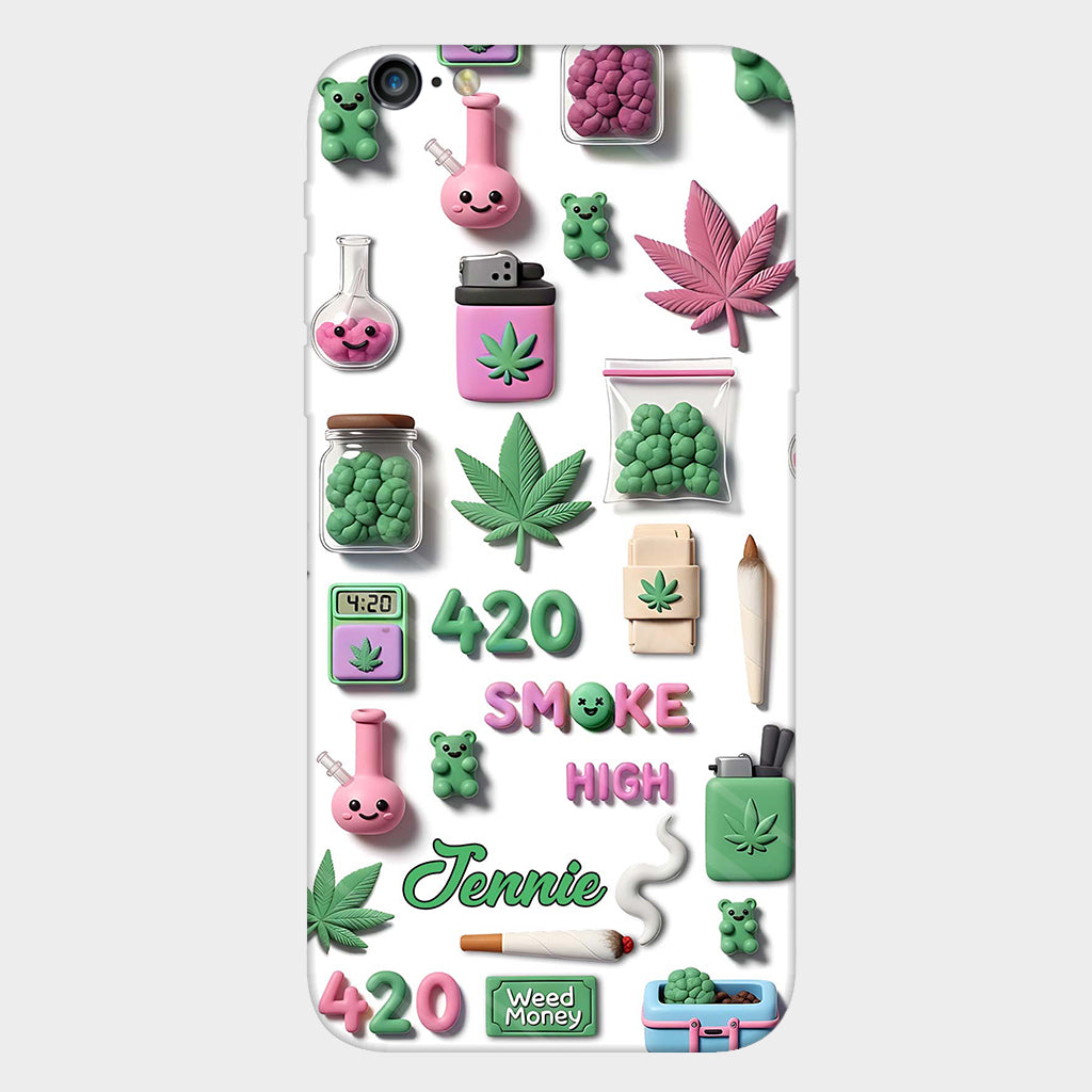 Stoner Chic - Personalized Weed Full Print Phone Case