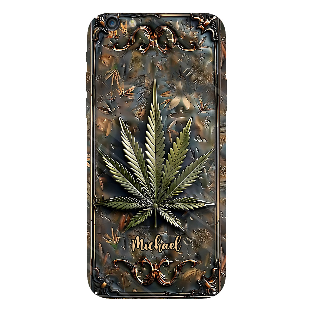 High Life - Personalized Weed Full Print Phone Case