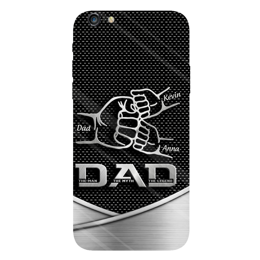 Dad The Man The Myth The Legend First Bump - Christmas Gift for Dad - Personalized Father Full Print Phone Case