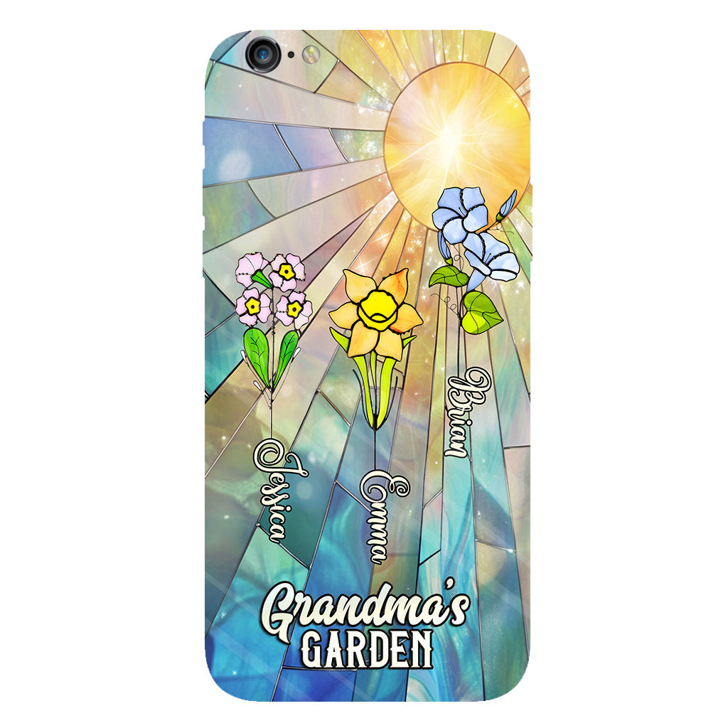 Grandma's Garden - Personalized Grandma Full Print Phone Case