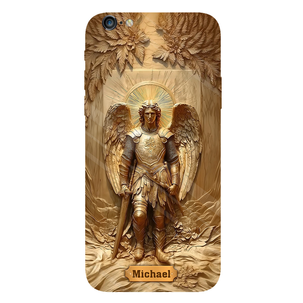 Archangel Michael - Personalized Christian Full Print Phone Case