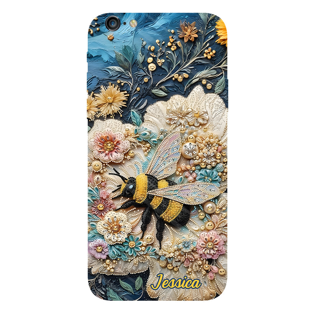 Bee Kind - Personalized Bee Full Print Phone Case
