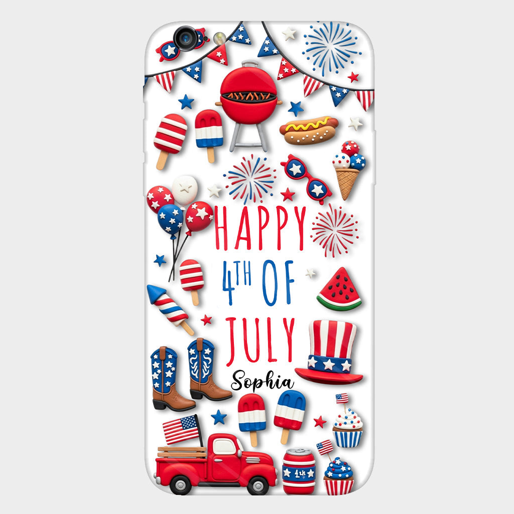 Happy 4th Of July - Personalized Independence Day/ 4th of July Full Print Phone Case