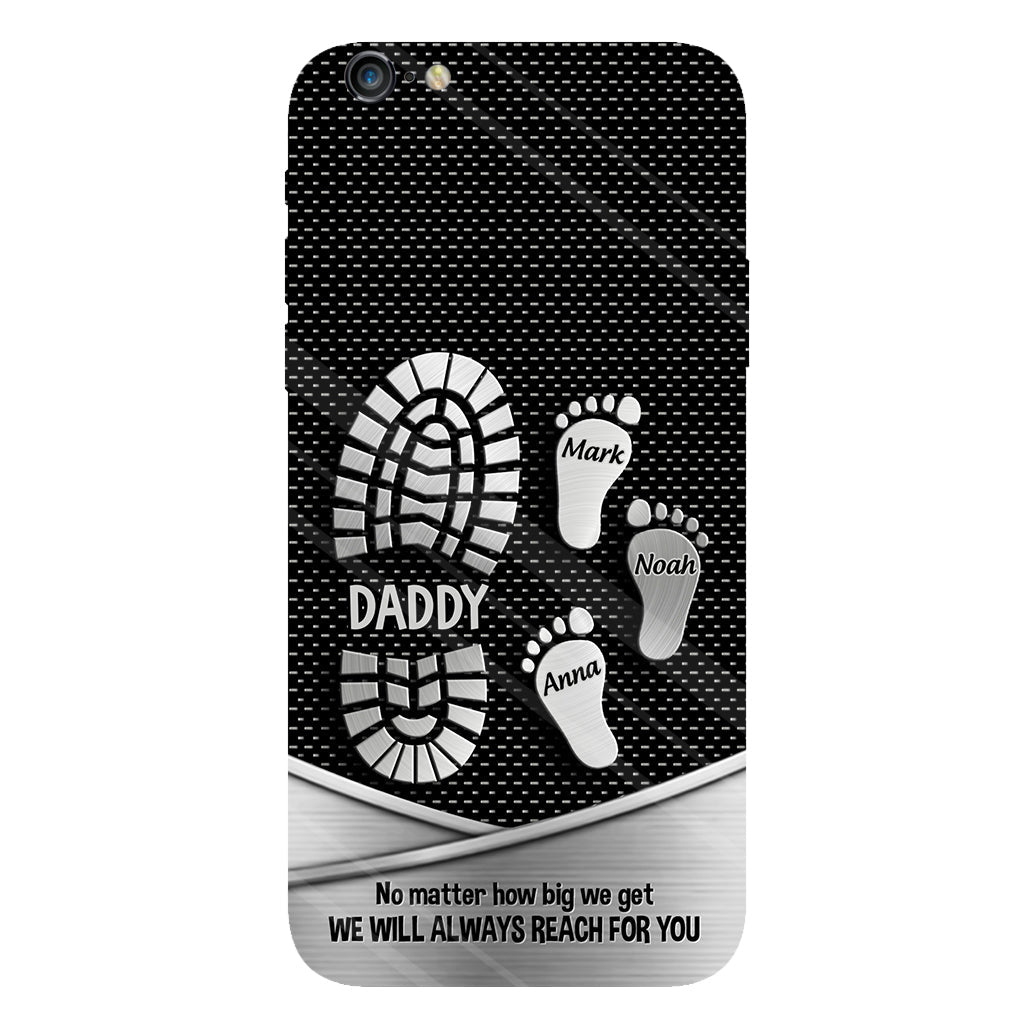 Your Footsteps Led Our Way - Personalized Father Full Print Phone Case
