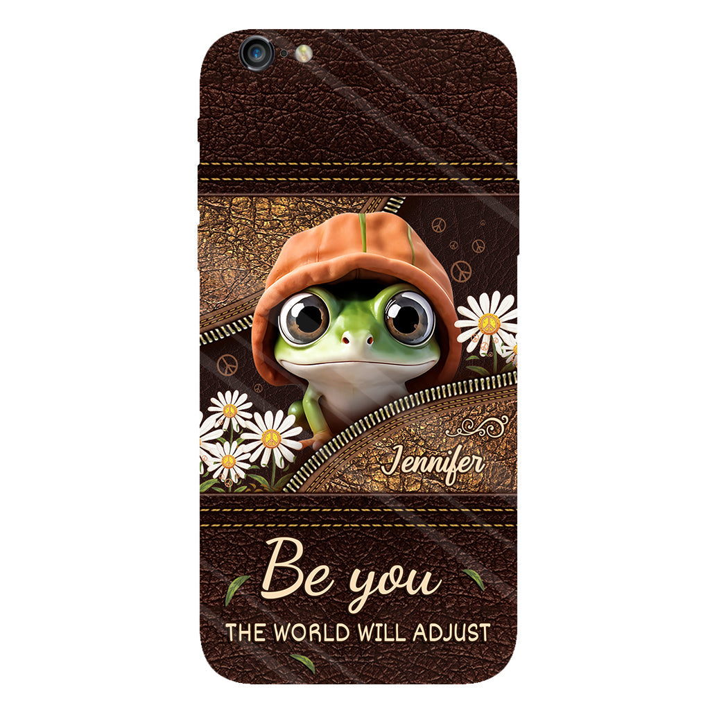 Be You The World Will Adjust - Personalized Hippie Full Print Phone Case