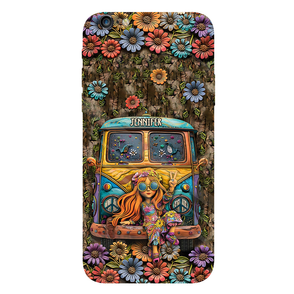 Cute Caravan - Personalized Hippie Full Print Phone Case