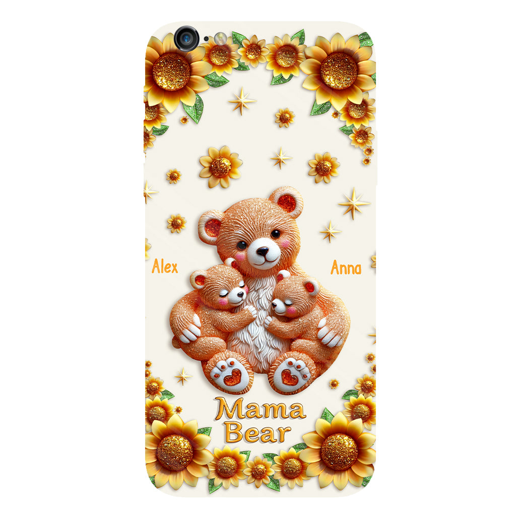 Mama Bear - Personalized Mother Full Print Phone Case