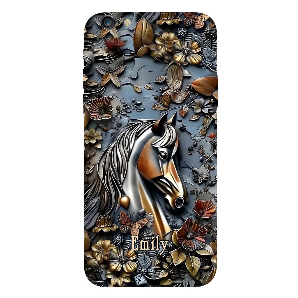 Stunning Horse - Personalized Horse Full Print Phone Case