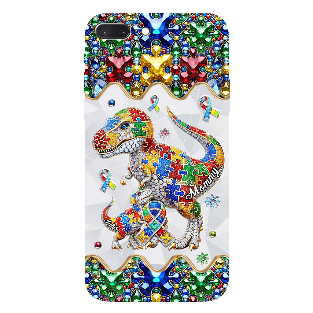 Strong Mama - Personalized Autism Awareness Full Print Phone Case