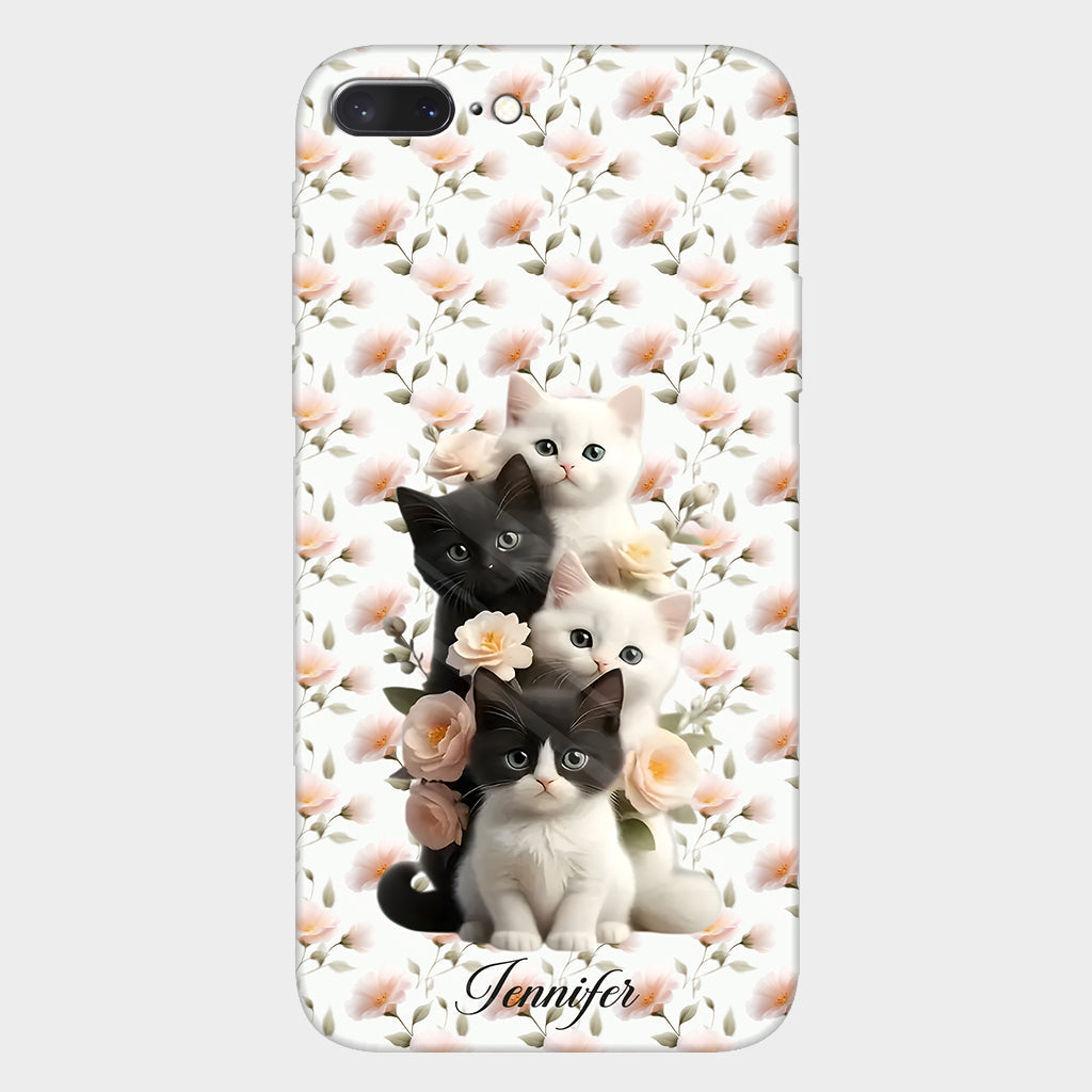 Cute Kittens - Personalized Cat Full Print Phone Case