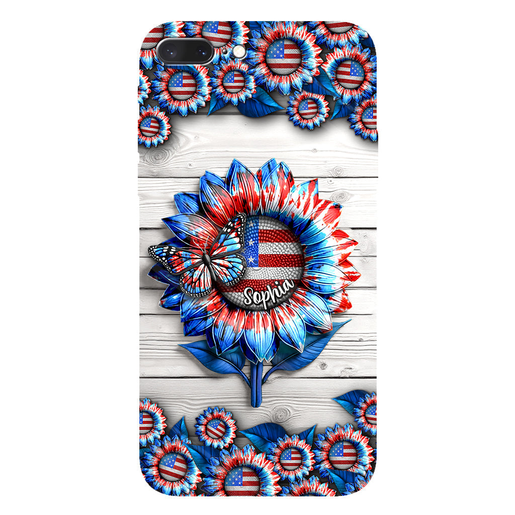 Love America - Personalized Independence Day/ 4th of July Full Print Phone Case