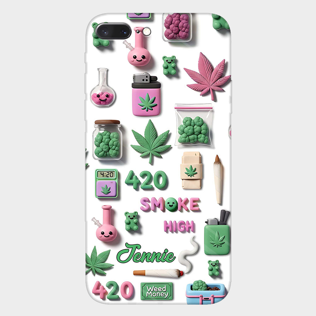 Stoner Chic - Personalized Weed Full Print Phone Case