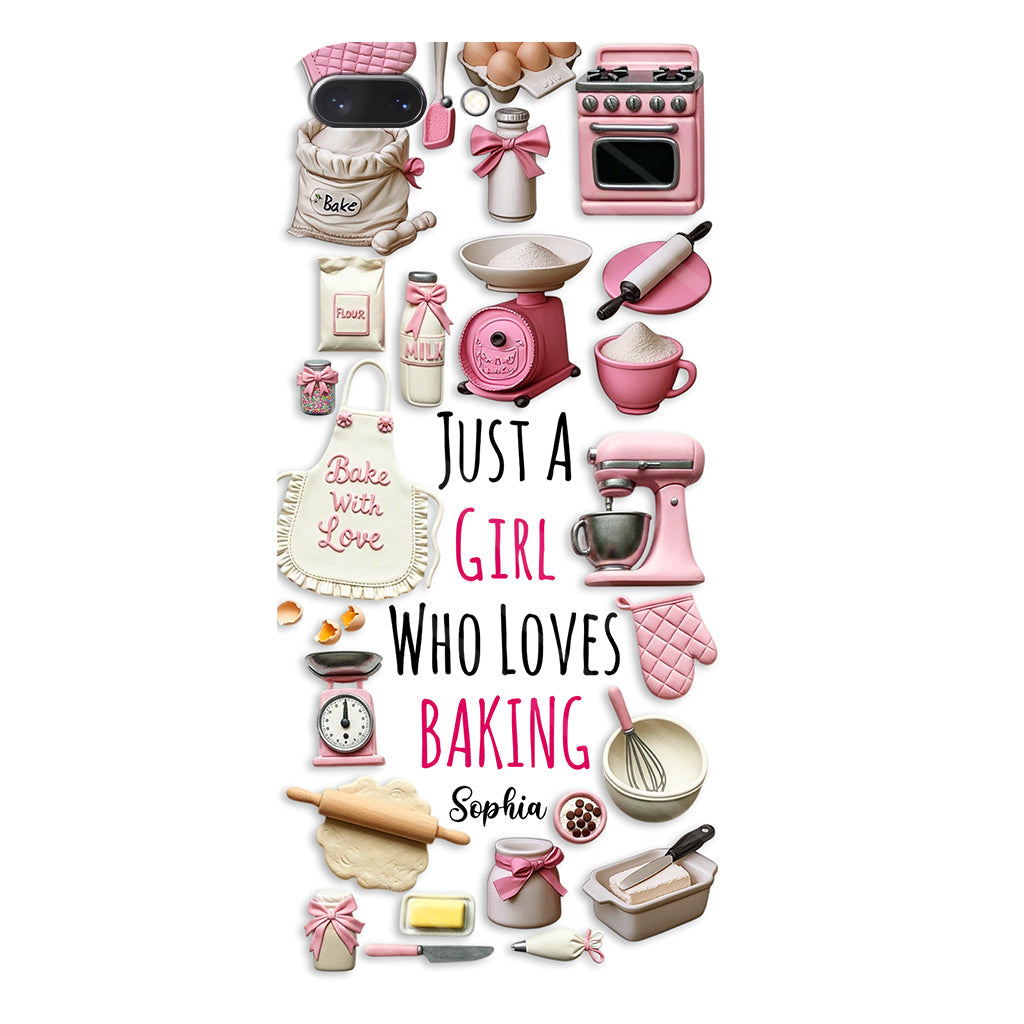Just A Girl Who Loves Baking - Personalized Baking Full Print Phone Case